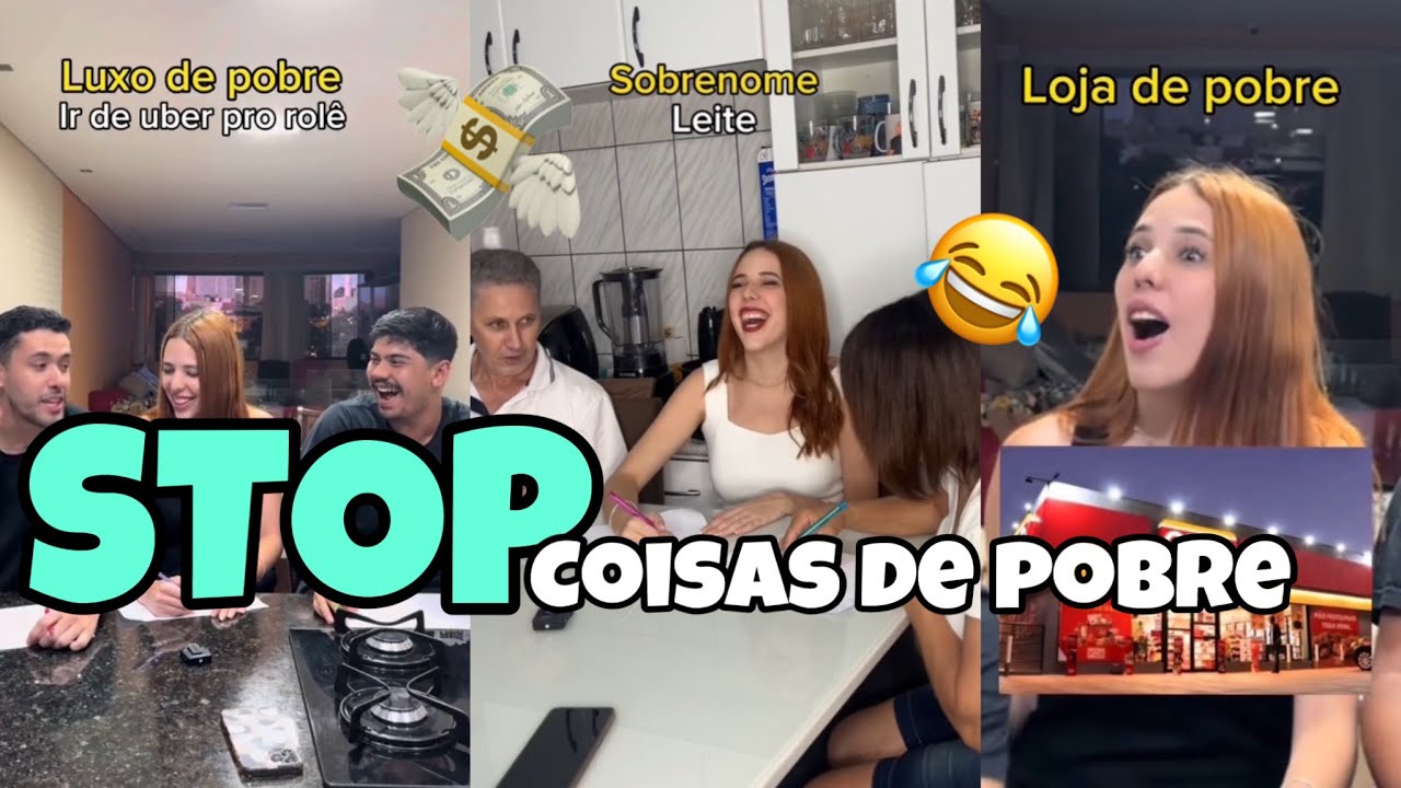 STOP COISAS DE POBRE #01 - COMPILADO MELHORES VÍDEOS !! - Let Oliveira feat Felipe Paiva e Vyni.
