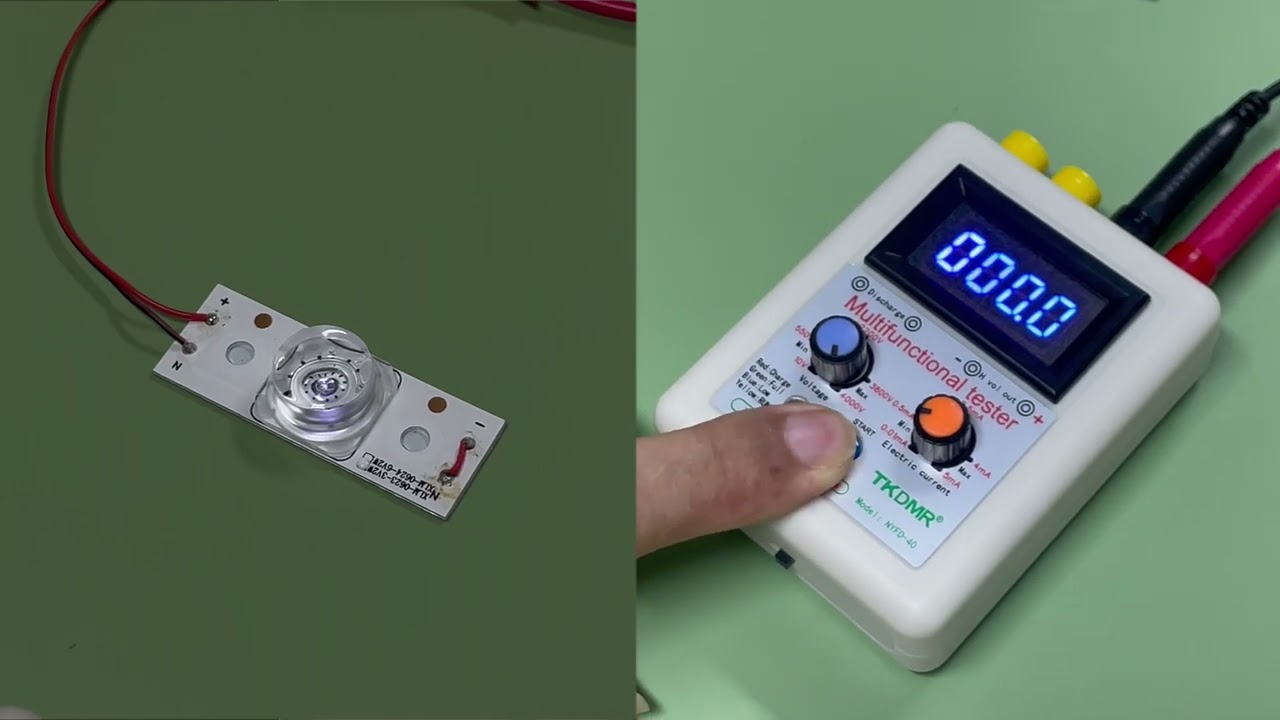 TKDMR 0-4000V Voltage Withstand Capability Test and Voltage Discharge 2-in-1 Tester,Discharge Tool