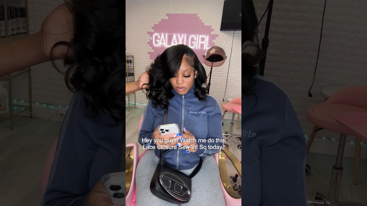The NEW Lace Closure Sew-in!🔥