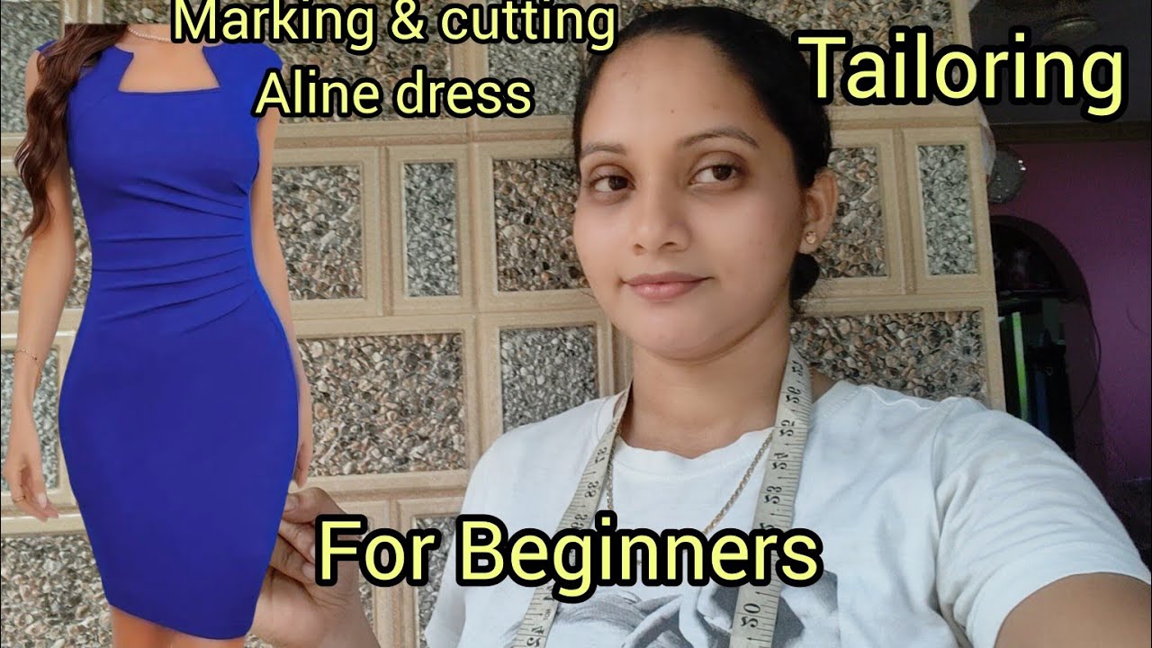 How to Cut & Mark Aline Dress (Sewing Tutorial)