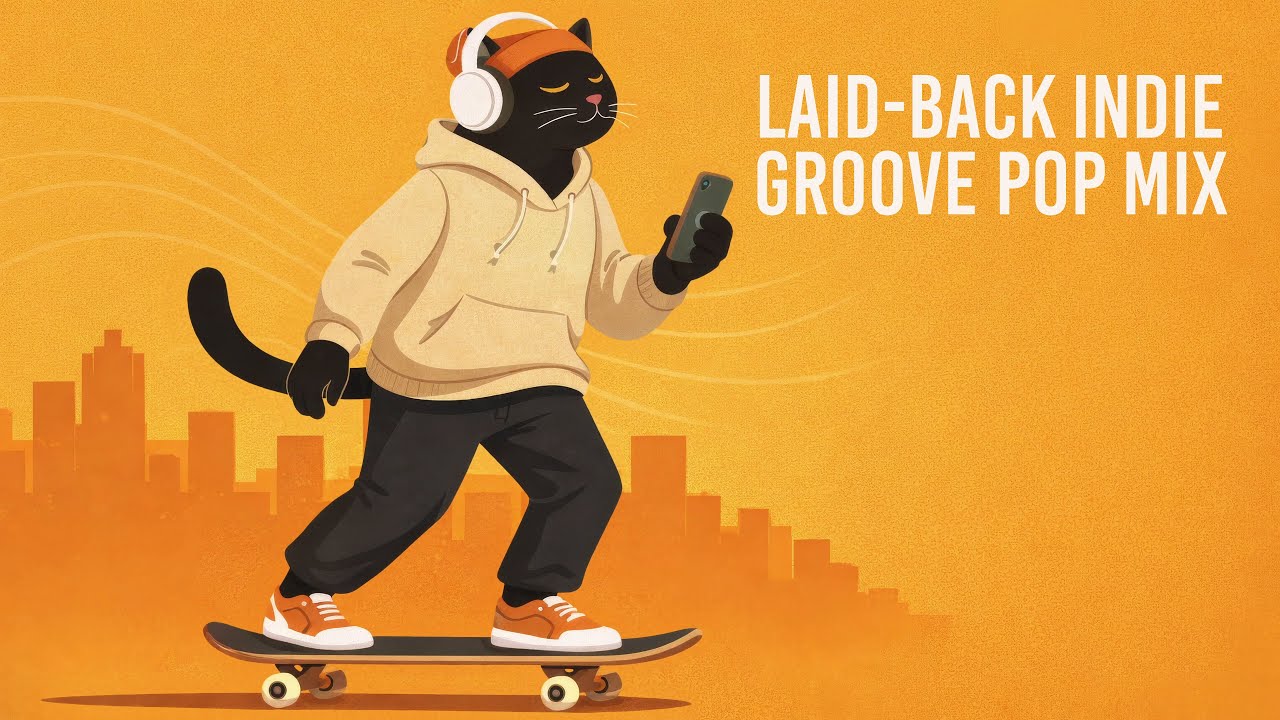Laid-Back Indie Groove Pop Mix | Skate Through the City