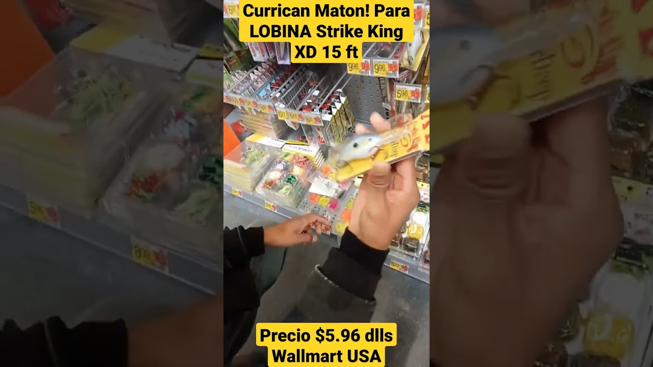 Currican Maton Para LOBINA! Strike King XD 15 ft Precio $5.96 Walmart USA
