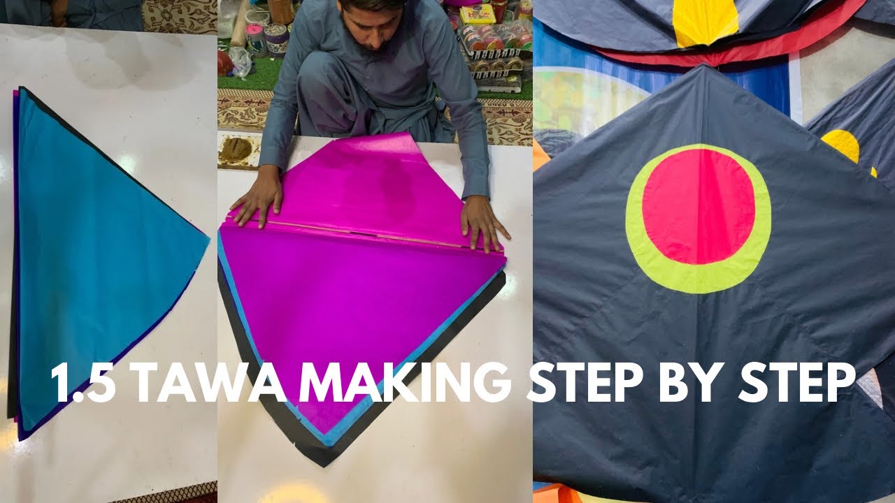 1.5 tawa making step by step #kite #kitechallenge