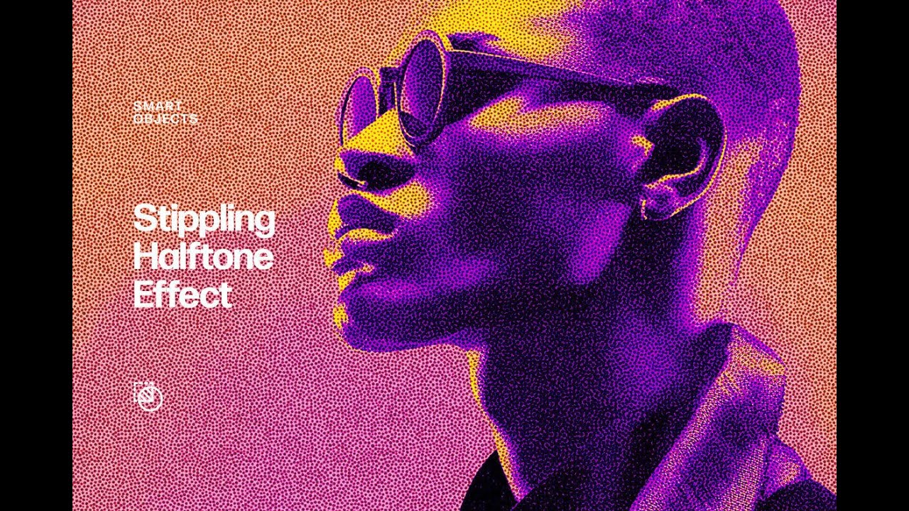 Stippling Halftone Photo Effect Download