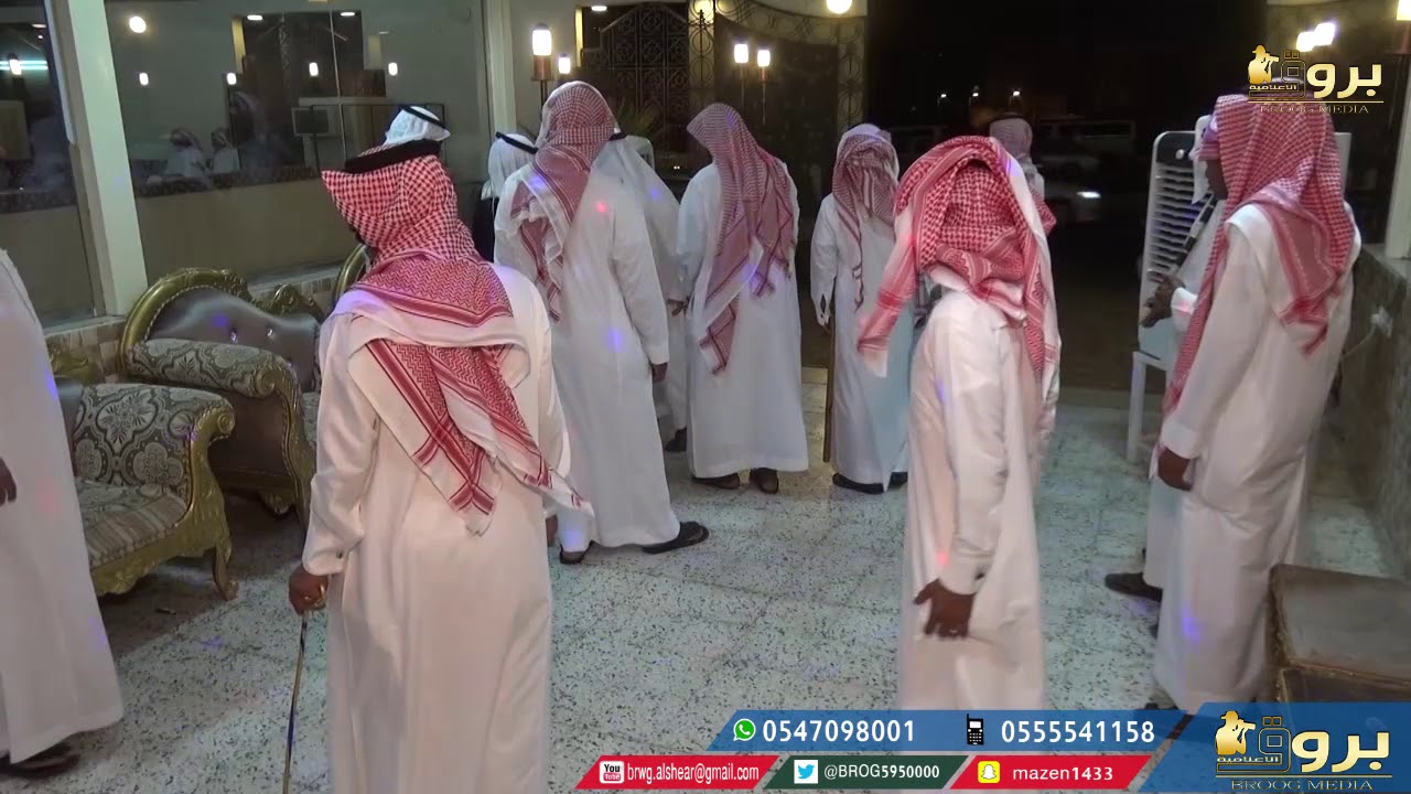 حفل الشيخ محبوب الجحدلي بمناسبة زواج ابنه ضحيان بن محبوب الجحدلي