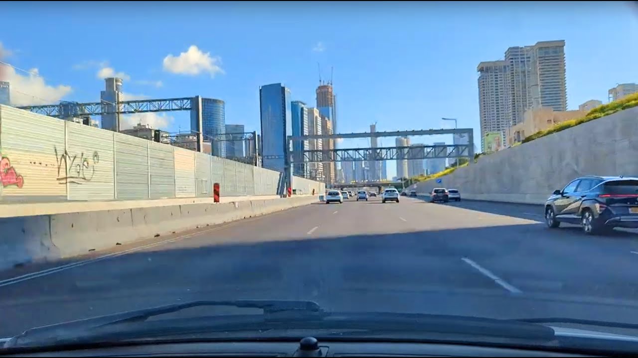 Driving from Haifa to Modi'in via Tal-Aviv