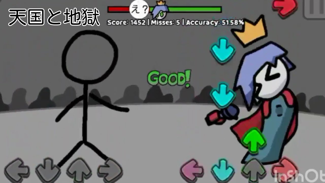 (Funky maker mobile)で天国と地獄   #youtube #チャンネル登録よろしくお願いします #ゲーム