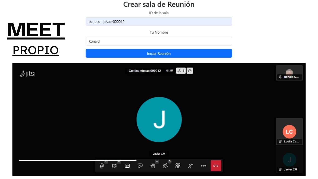 COMO CREAR PLATAFORMA DE VIDEO CONFERENCIA CON JAVASCRIPT