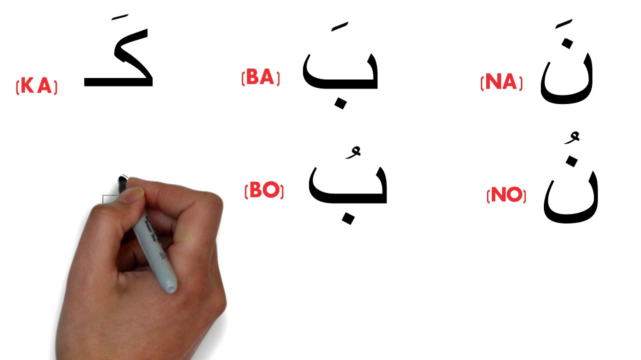 Les voyelles courtes en arabe الحركات القصيرة