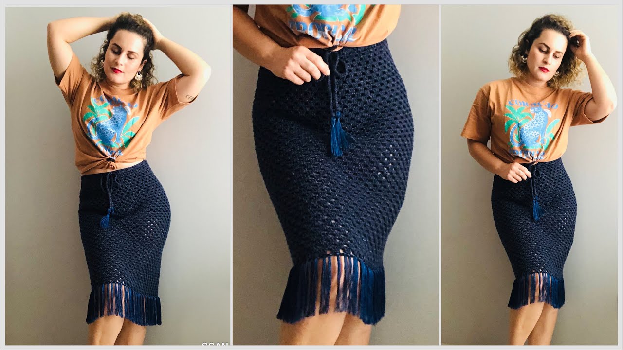 SAIA DE CROCHÊ - SUPER FÁCIL