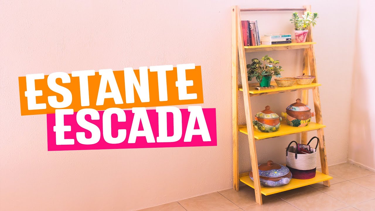 DIY - ESTANTE ESCADA | Diycore