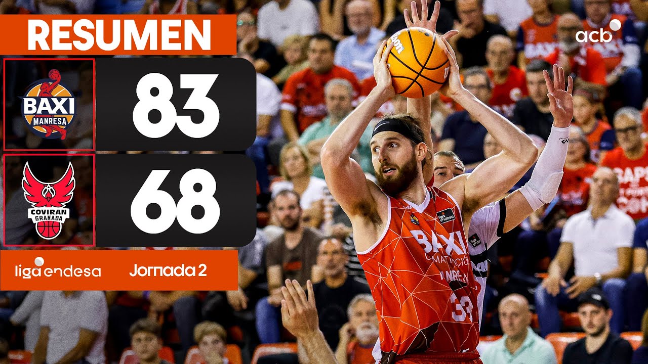 BAXI Manresa - Coviran Granada(83-68) RESUMEN | Liga Endesa 2025-26