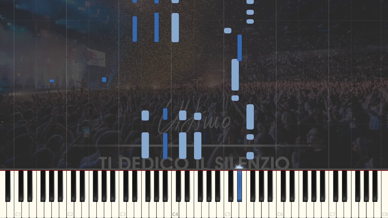 Ultimo - Ti Dedico Il Silenzio (piano tutorial)