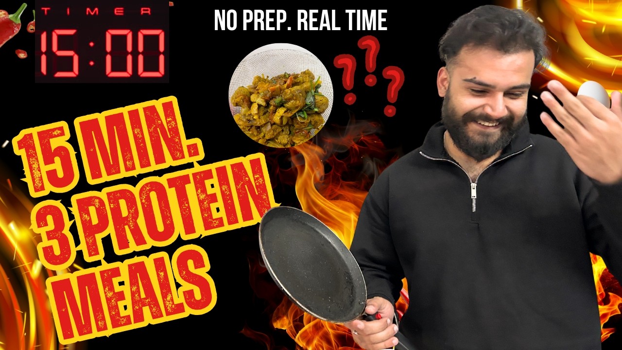 Can I Make 3 High-Protein Meals in 15 Minutes?⏰