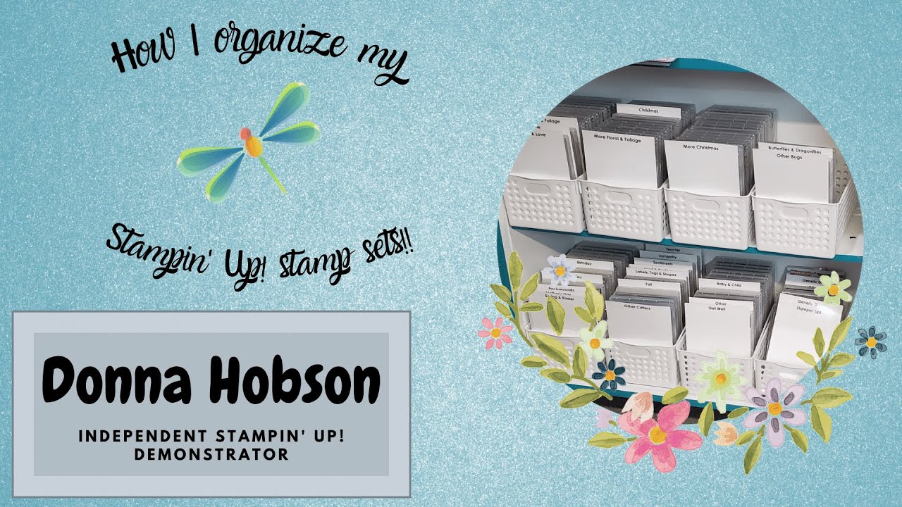 How I organize my Stampin' Up! Stamp Sets!!