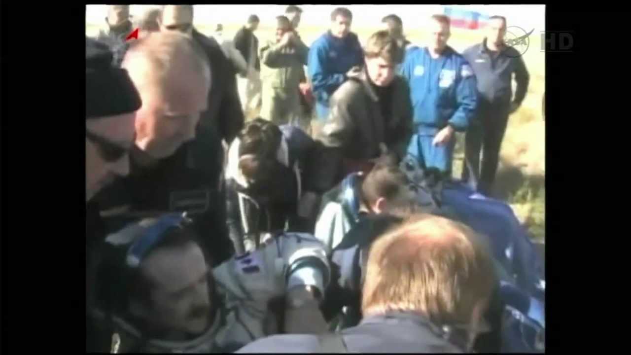 Chris Hadfield Returns to Earth
