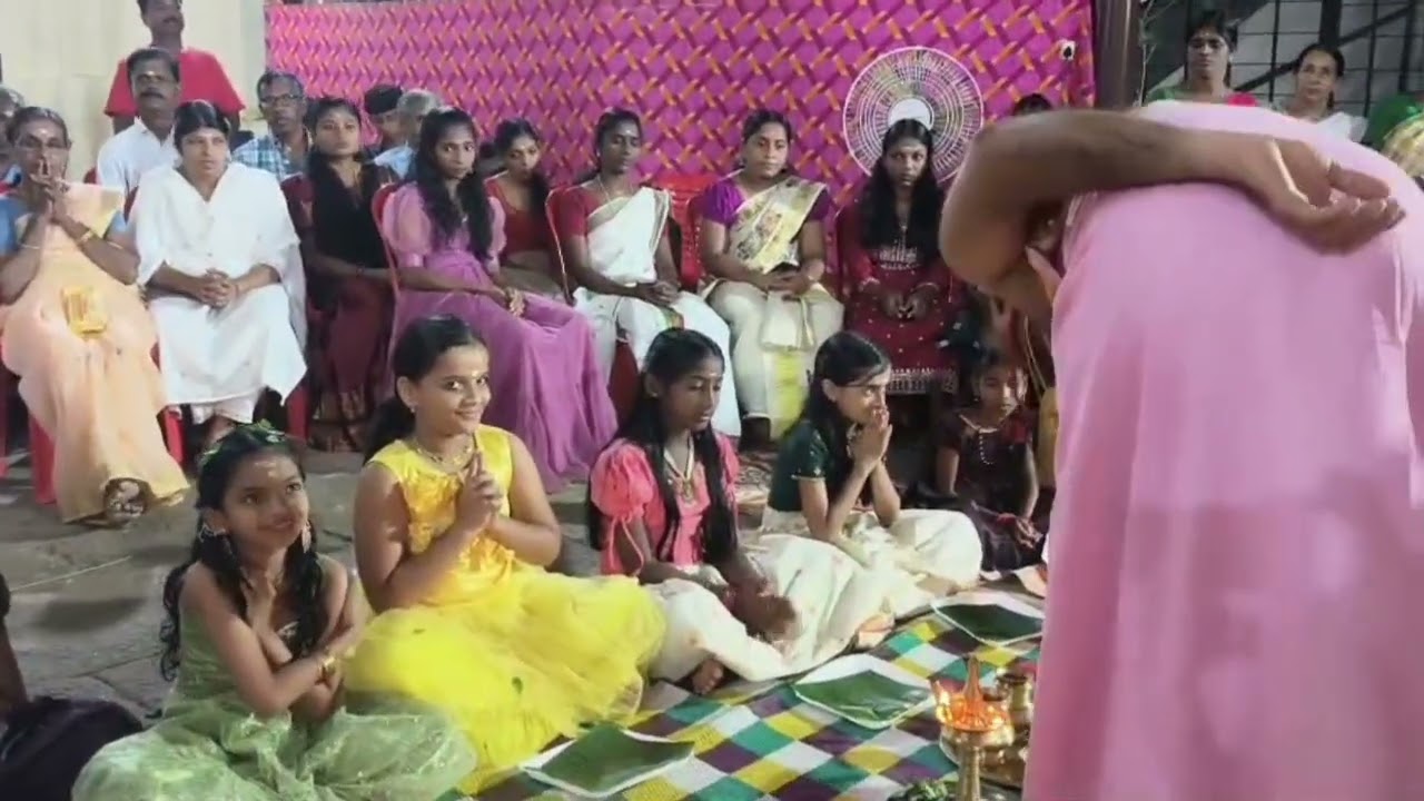 നവാഹയക്‌ഞത്തിലെ കുമാരിപൂജ🙏🥰