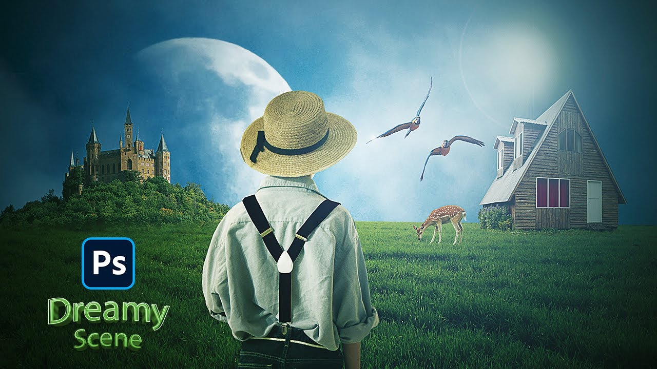 Dreamy Scene Photo Manipulation - Photoshop Tutorial