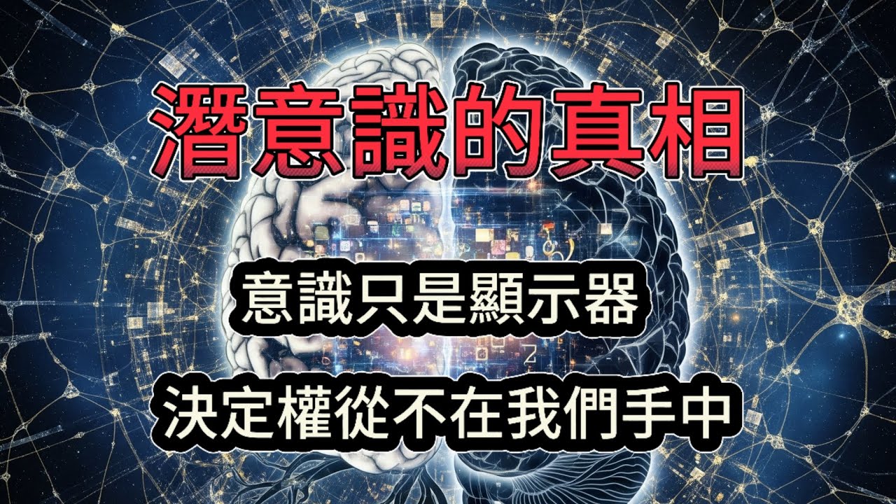 意識只是顯示器：潛意識的真正力量#潛意識#心靈成長#心理學#哲學洞見