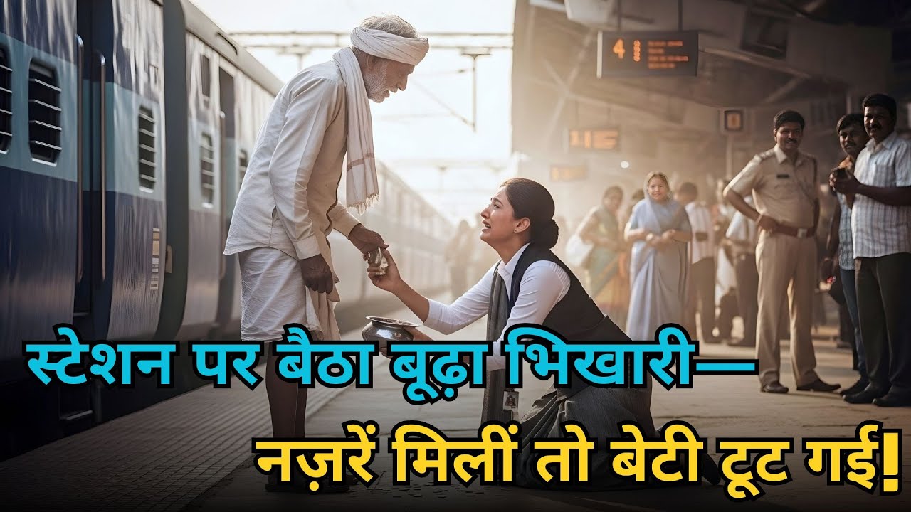 गरीब लड़की बनी ताक़तवर अफ़सर, स्टेशन पर पिता को भिखारी देख सन्न रह गई