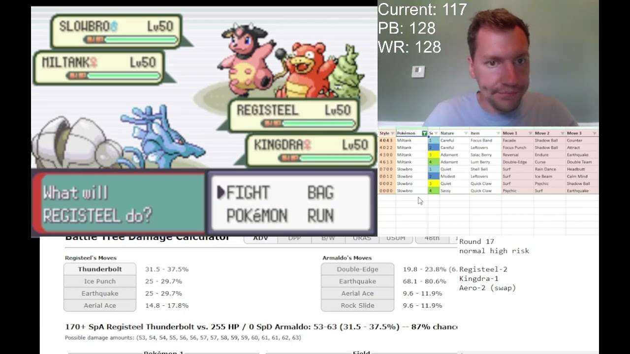 Battle Factory Doubles Lv50 (WR 185 Run) Rounds 17-18