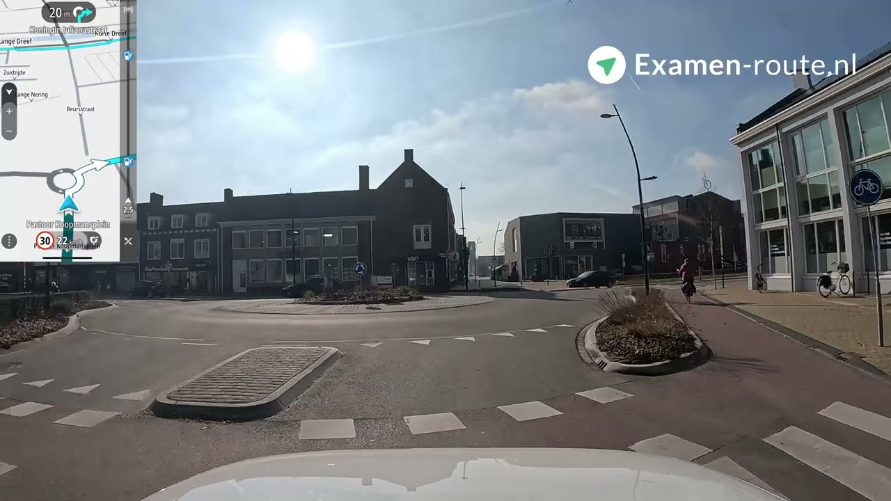Langs de Munt Emmeloord - CBR Examenroute
