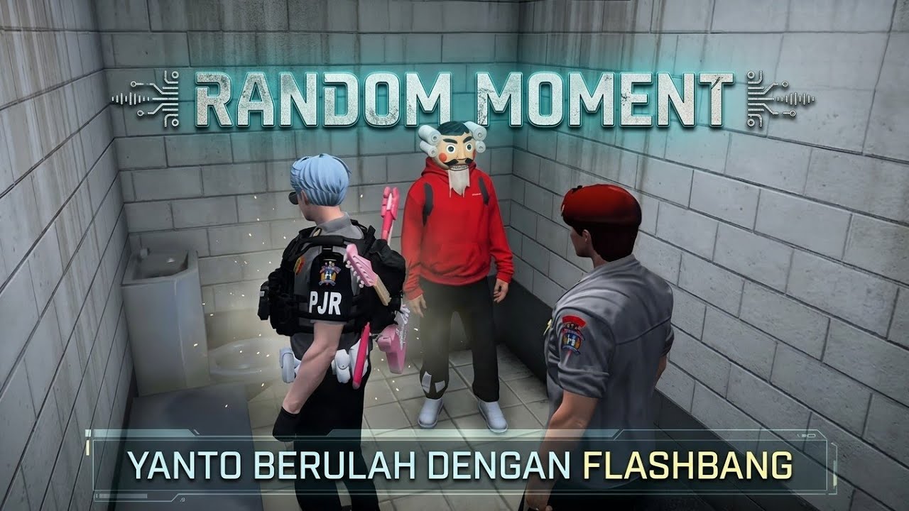 KEJAHILAN YANTO MENGERJAI KEPOLISIAN MENGGUNAKAN FLASHBANG