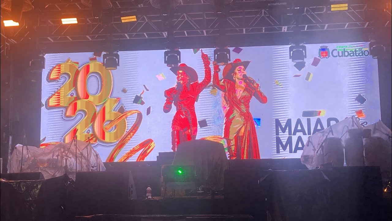 Show Maiara e maraisa Cubatão virada 2026