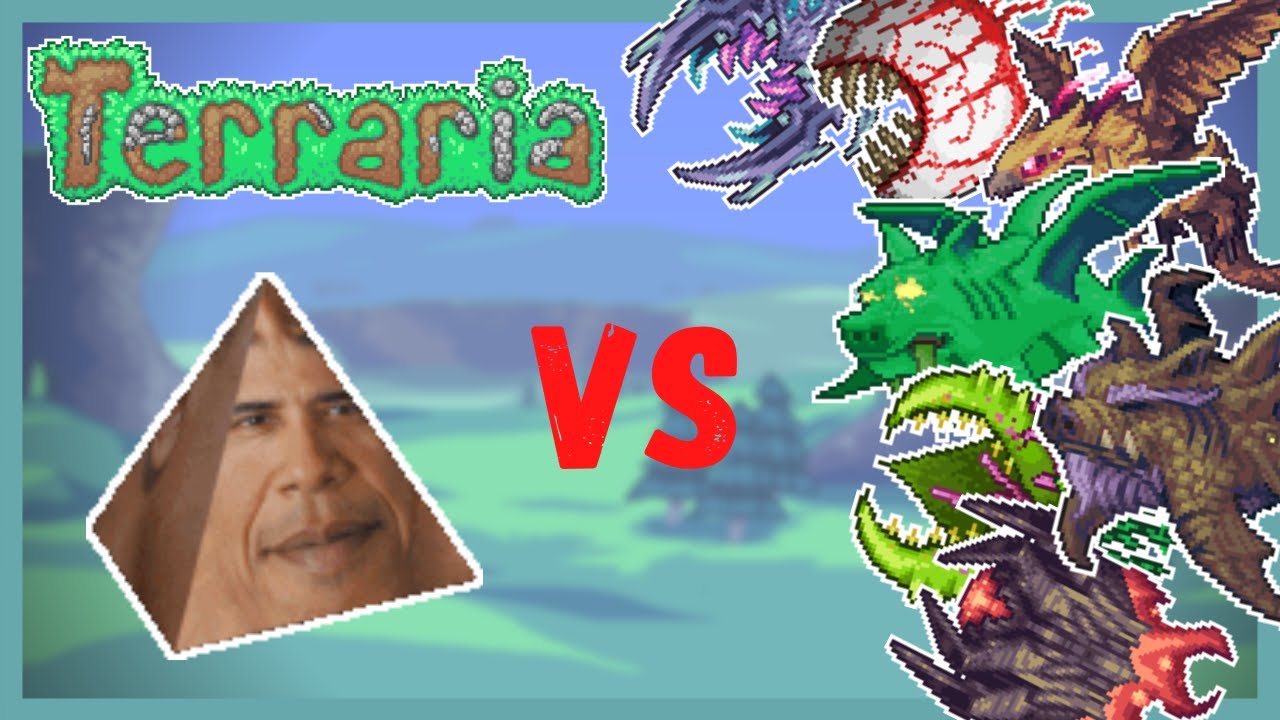Obama Prism vs Terraria Bosses (w/Calamity and Redemption mod)