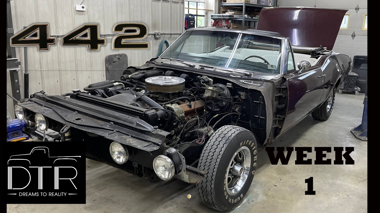 1968 Oldsmobile 442 Restoration Week 1 DTR Automotive