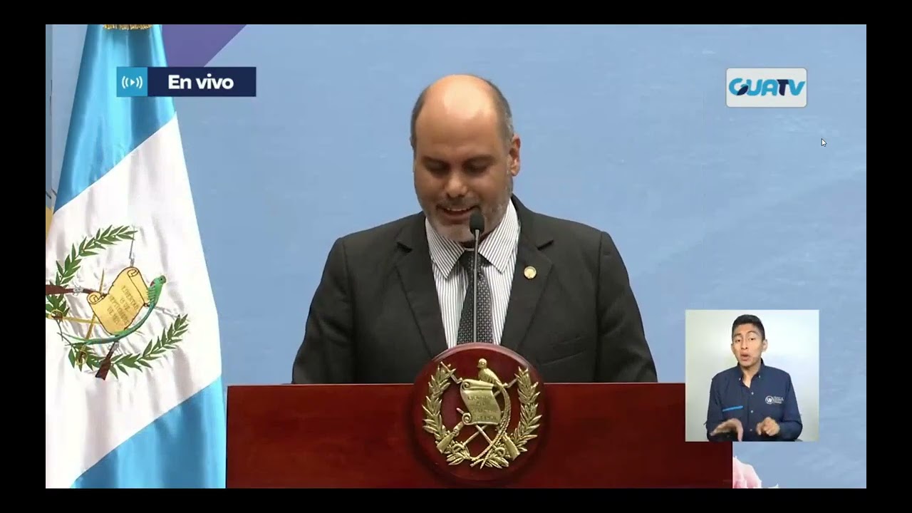 Conferencia de Prensa del Gobierno de Guatemala sobre cancelación de licencias ambientales