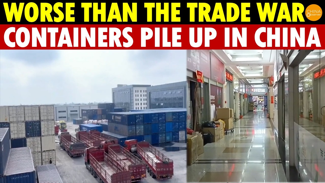 China Is Finished! Worse Than the Trade War, Port Containers Pile Up, 12,000 Yiwu Merchants Lose Big
