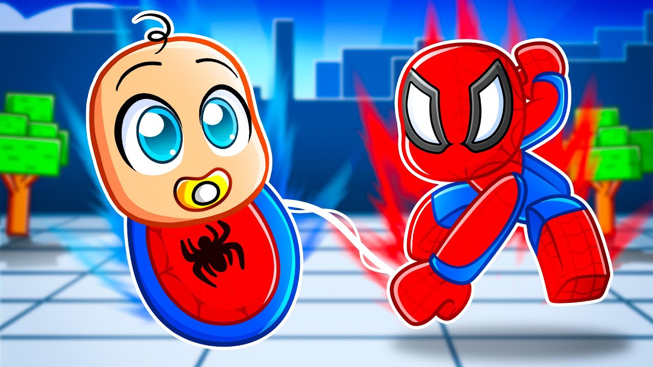 Adopted by SPIDERMAN in Roblox Strongest Battlegrounds!