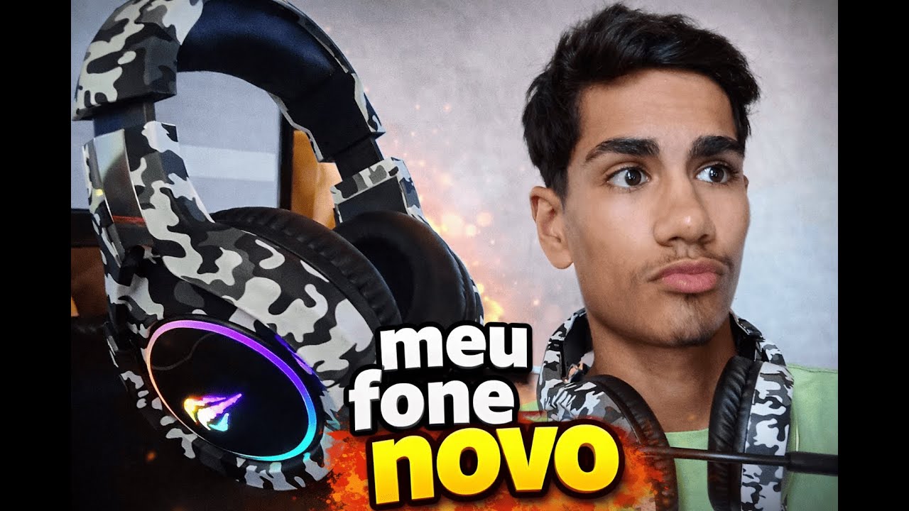Chegou meu novo headset gamer 😱🔥