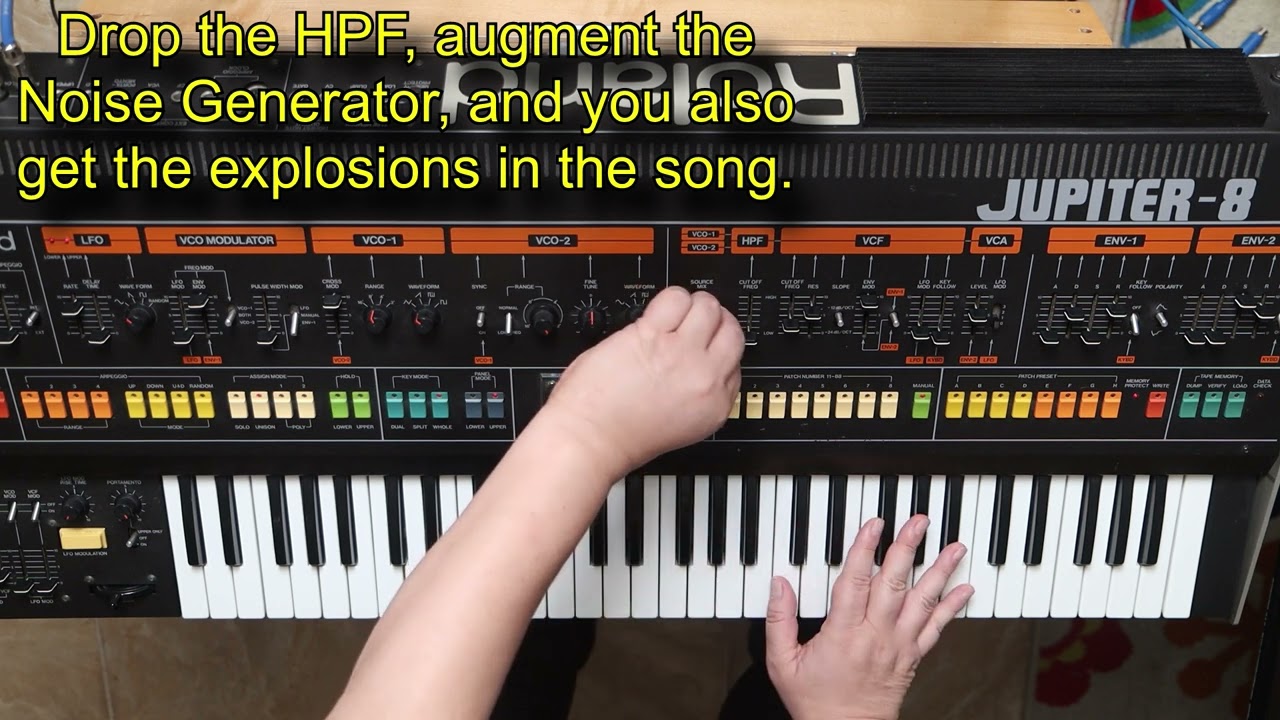 Jupiter-8 ''Relax'' Special FX sound research 1