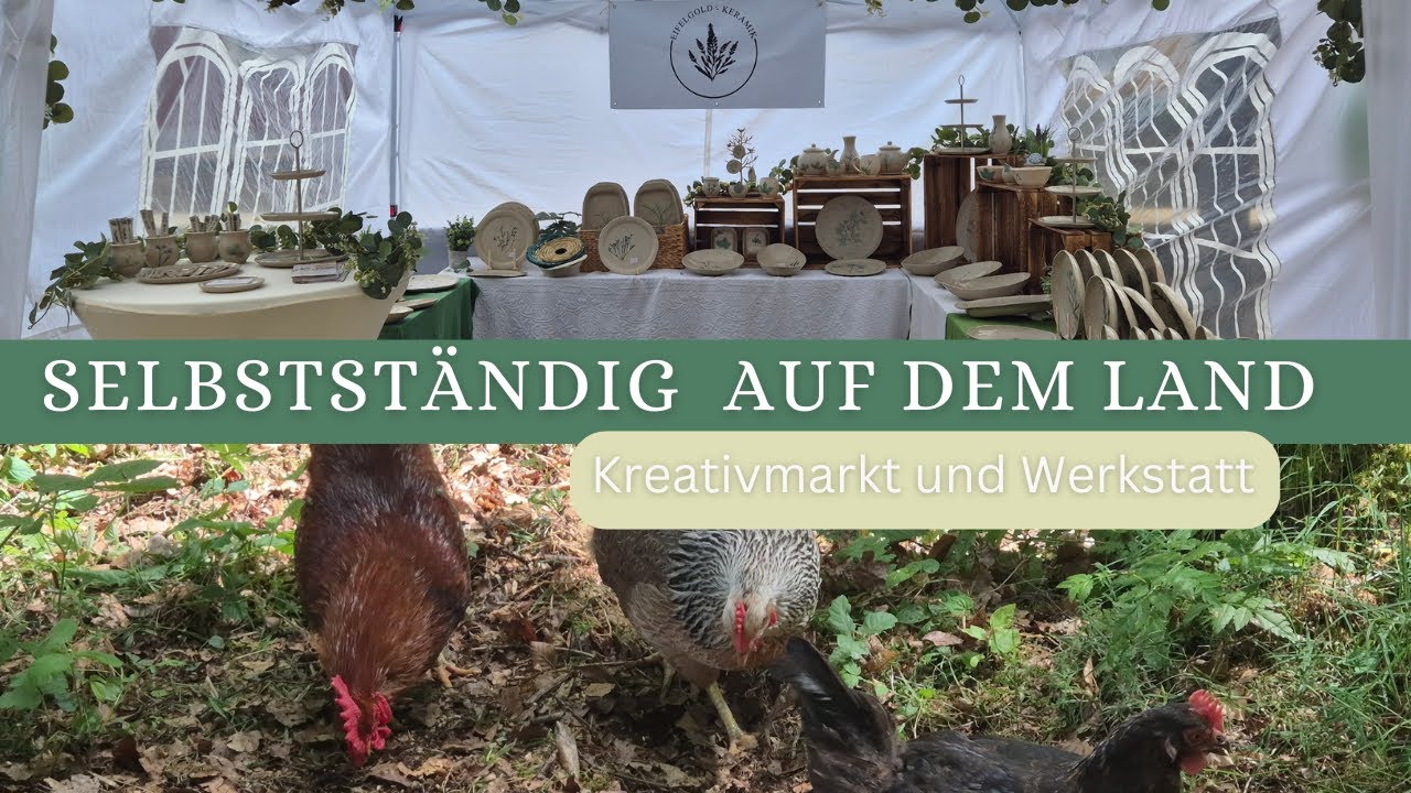 Landleben Vlog | Gem&uuml;segarten, Handwerkermarkt & Werkstatt-Makeover
