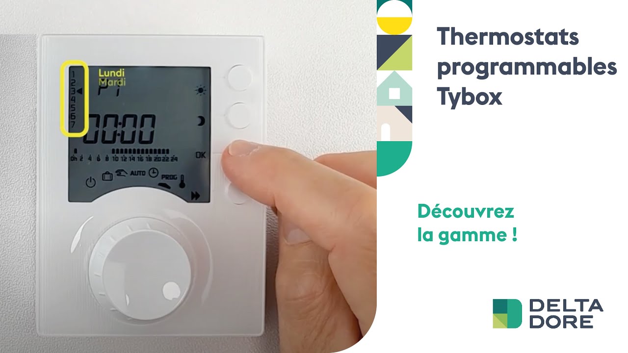 Découvrez la gamme de thermostats programmables Tybox