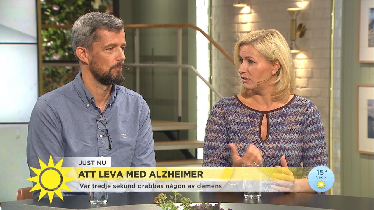 Mitt i livet fick piloten Mikael alzheimer: 