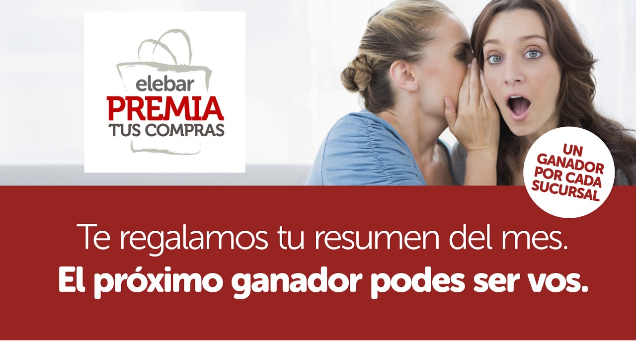 Ganadores Elebar Premia Abril