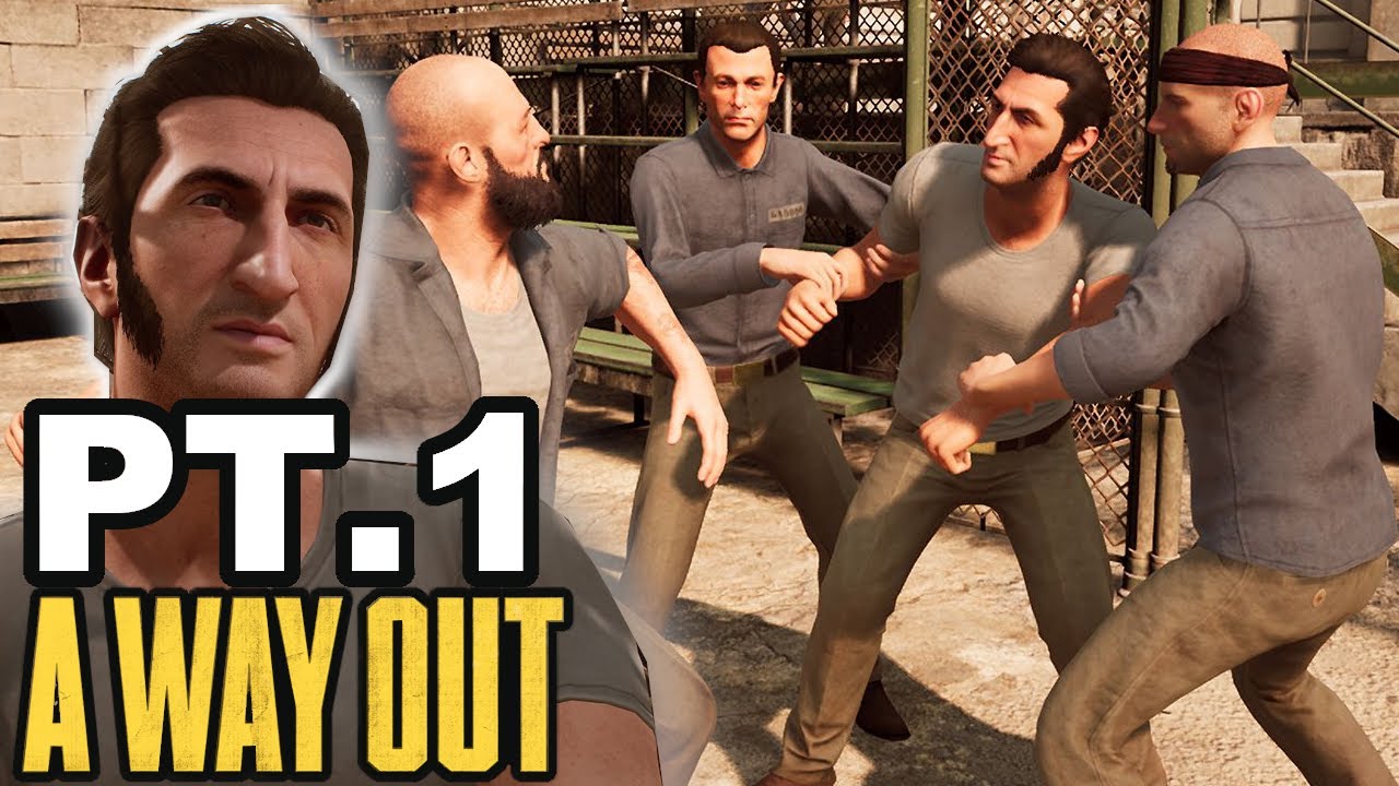NEWBIES PLAY "A WAY OUT"  PT.1 INTRO WALKTHROUGH
