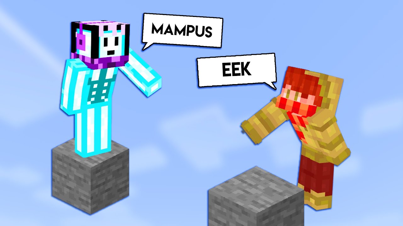 AKU DITANTANG BALEPAN MINECRAFT PARKOUR... tapi kita malah bercanda :v