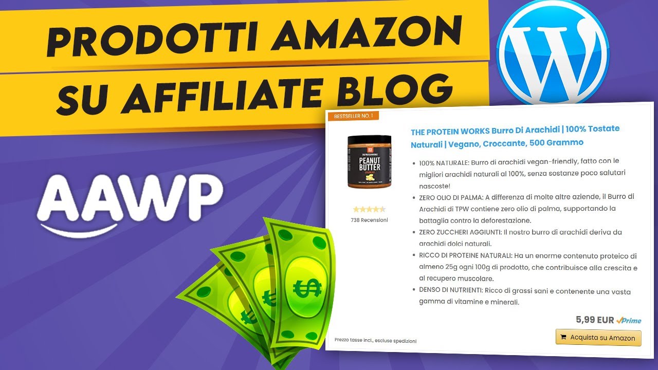 AAWP: Come importare Prodotti Amazon su Affiliate Blog con 3 click (Plugin WordPress)