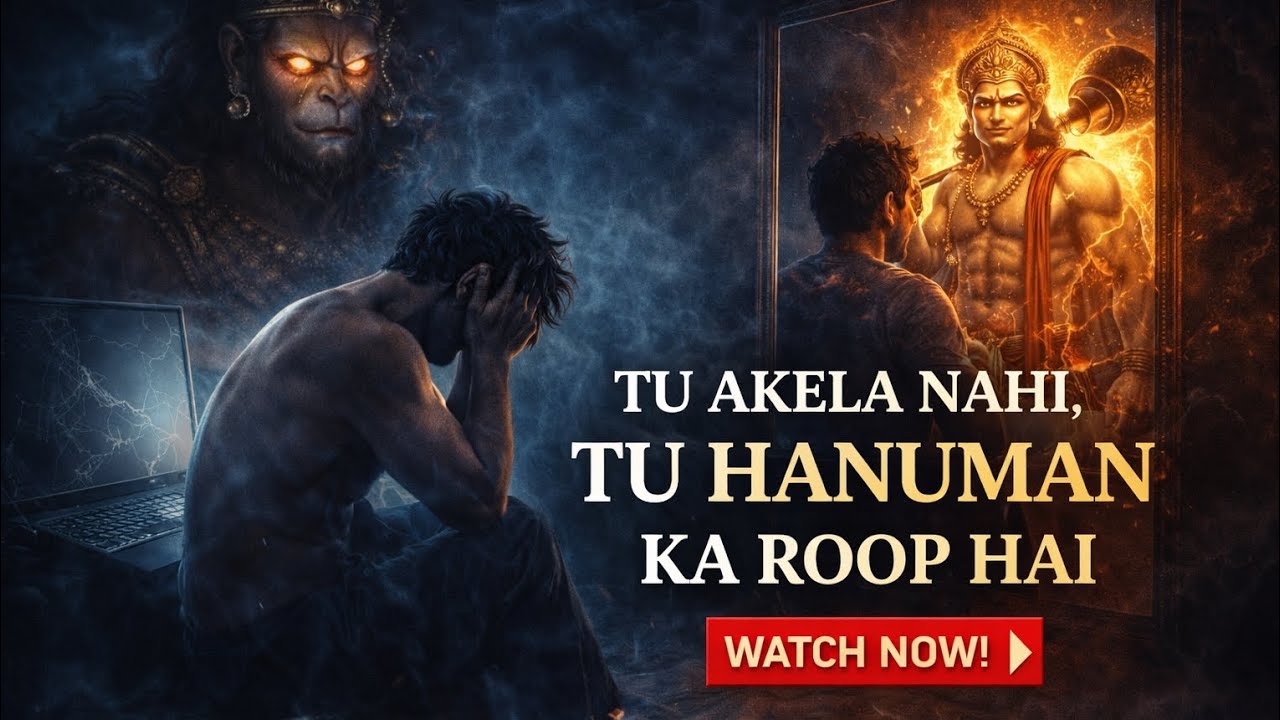 “TU AKELA NAHI | Hanuman Ji Ka Asli Sandesh Youth Ke Liye”