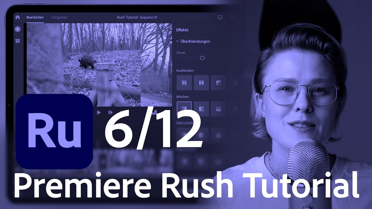 Videoübergänge anwenden in Premiere Rush - Beginner Tutorial / deutsch | Adobe DE