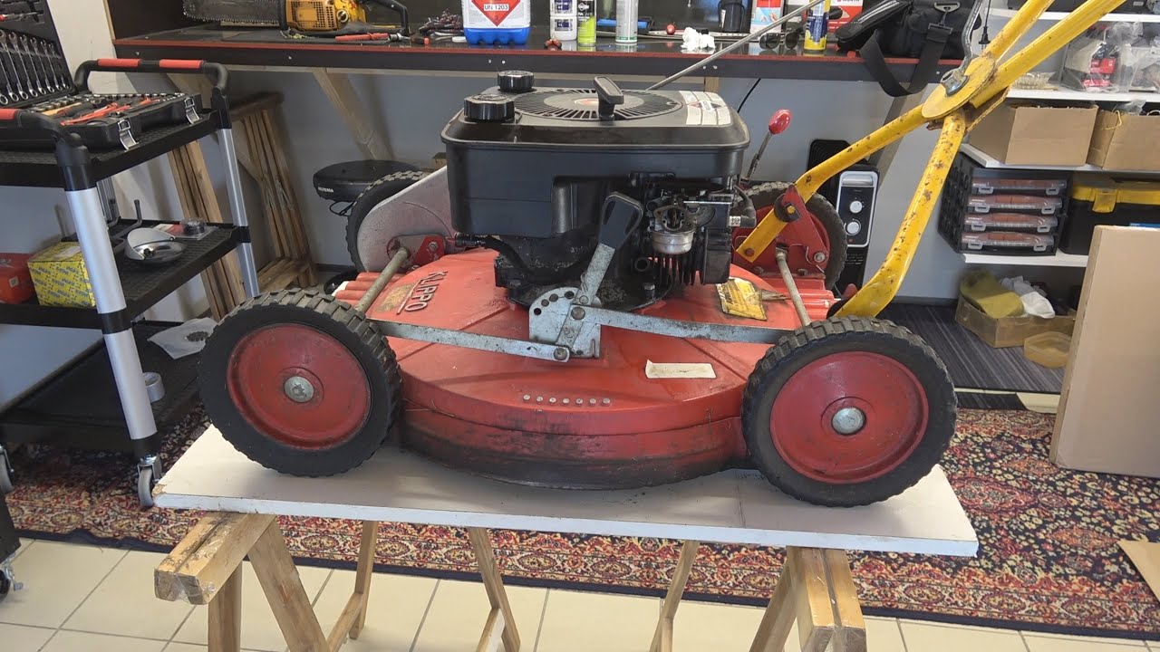 Klippo Excellent G7 - Briggs Stratton Max. Felsökning,  provstart samt förgasare