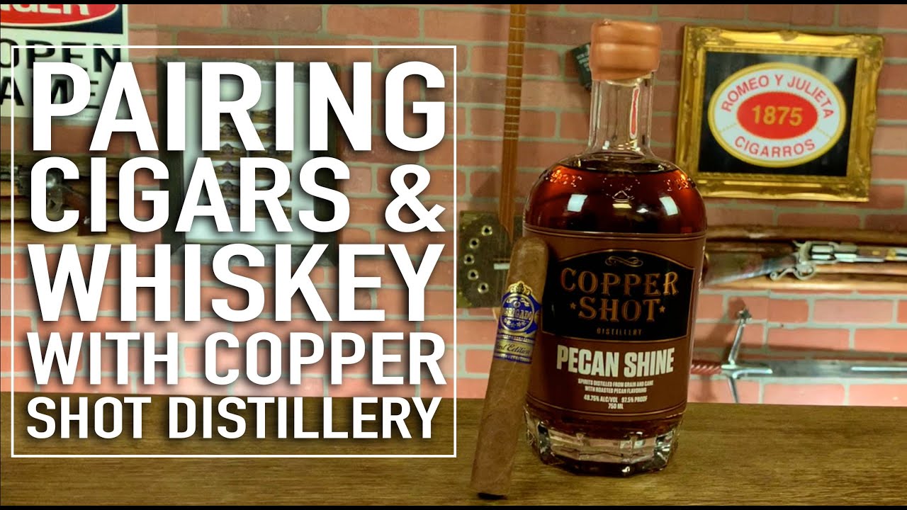 Сочетание сигар и виски от винокурни Copper Shot.