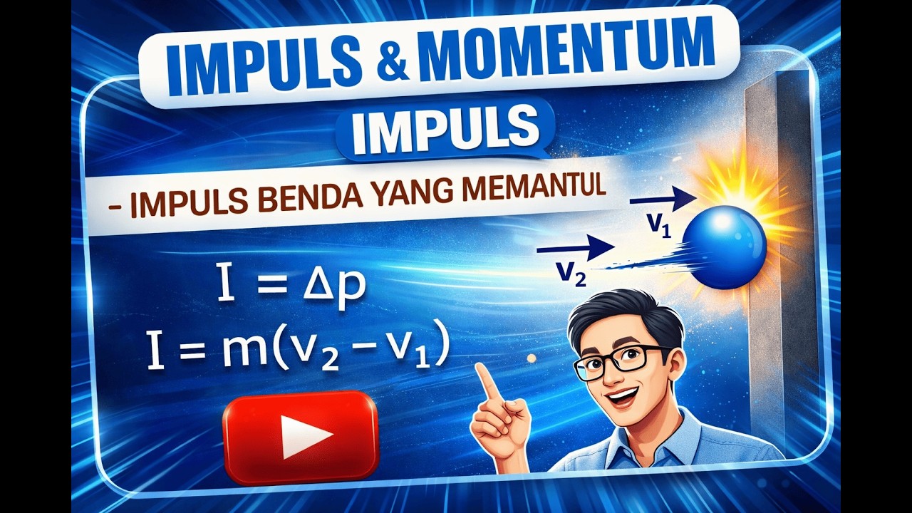 IMPULS & MOMENTUM | Impuls Benda Memantul Jadi Mudah! 🚀