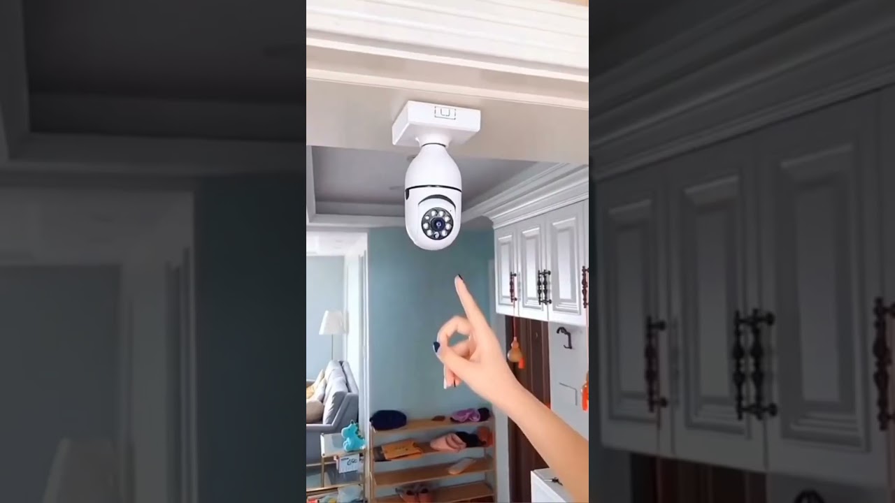 Essa &eacute; a c&acirc;mera 360 wi-fi 🥳📦 #camera #lampada #familia #seguran&ccedil;a #prote&ccedil;&atilde;o