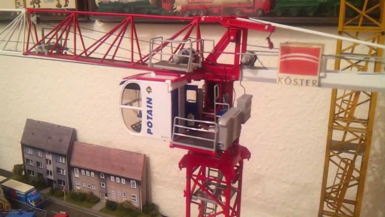 Liebherr 630 EC-H 40 und Potain 178 MTD in 1:50 #Liebherr #Potain #NZG #Conrad Modelle