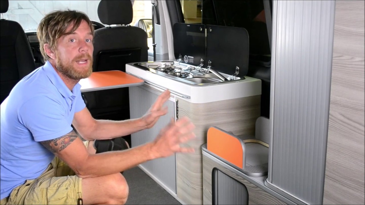 VW T5 Campervan conversion fitting video - Vangear